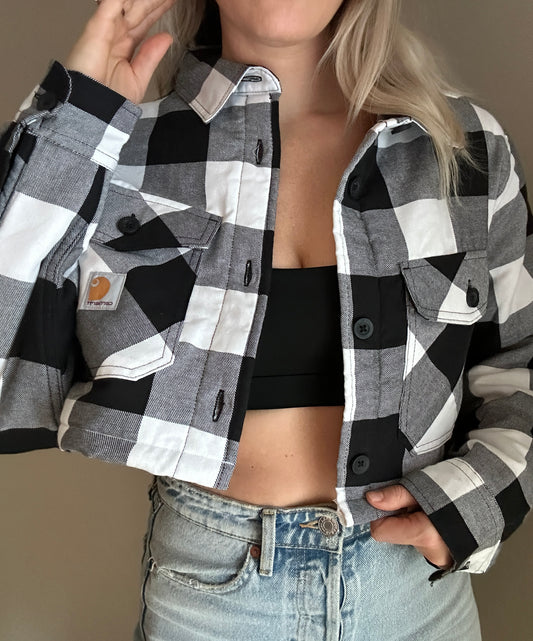 Buffalo Plaid Quilted Flannel Rework