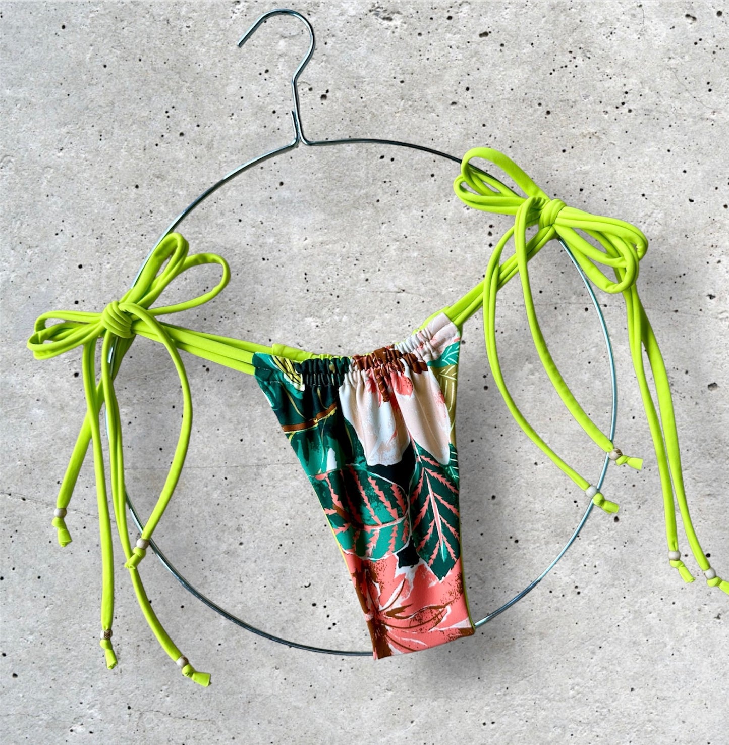 Azalea x Lime Double String Tanga