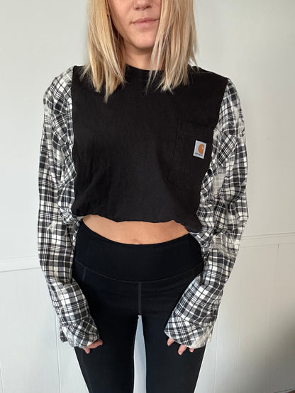 Fresh Pow x Jet Black Flannel Rework